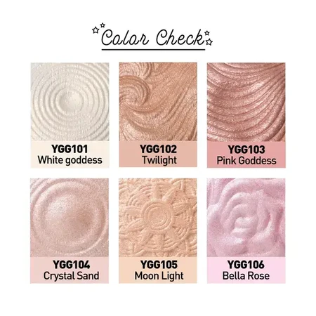 J.Cat Beauty, You Glow Girl, Surligneur pour le visage et le corps, 105 Moon Light, 8.5 g