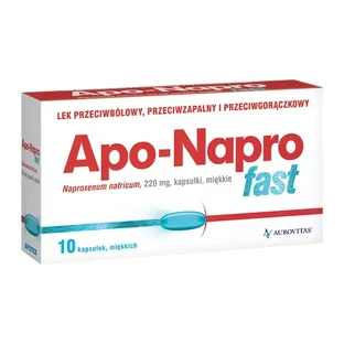 Apo-Napro Fast, 220 mg, soft capsules, 10 pcs.