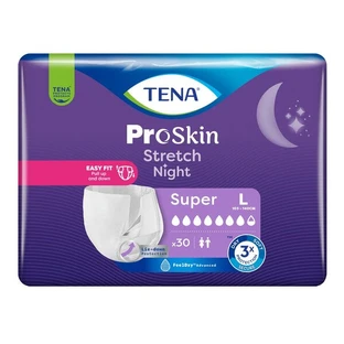 Tena Stretch ProSkin Super Night, Nachtwindeln, Größe L, 30 Stück.