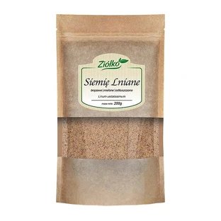 Kraut, braune gemahlene Leinsamen, entfettet, 200 g