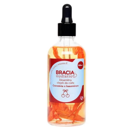 Savonniers, huile corporelle velours, cerise au cachemire, 100 ml