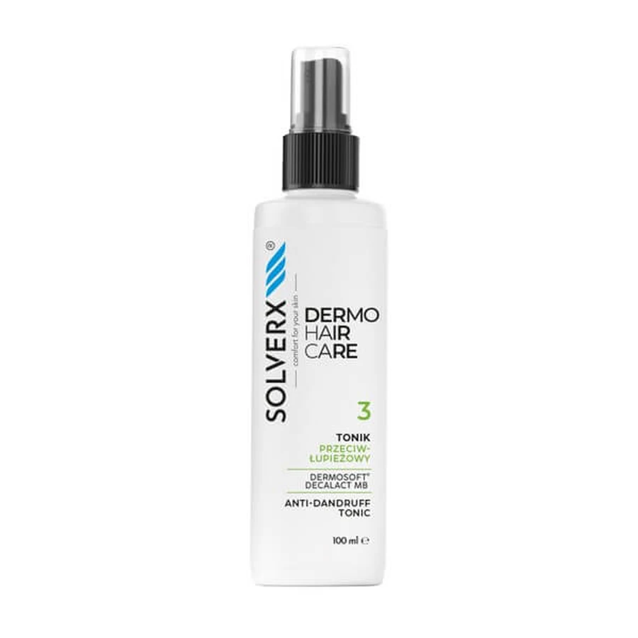 Solverx dermoHAIR, tonique antipelliculaire, 100 ml