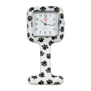 GIMA Nursing watch-foot print fantasy Nursing watch-square silicone watch