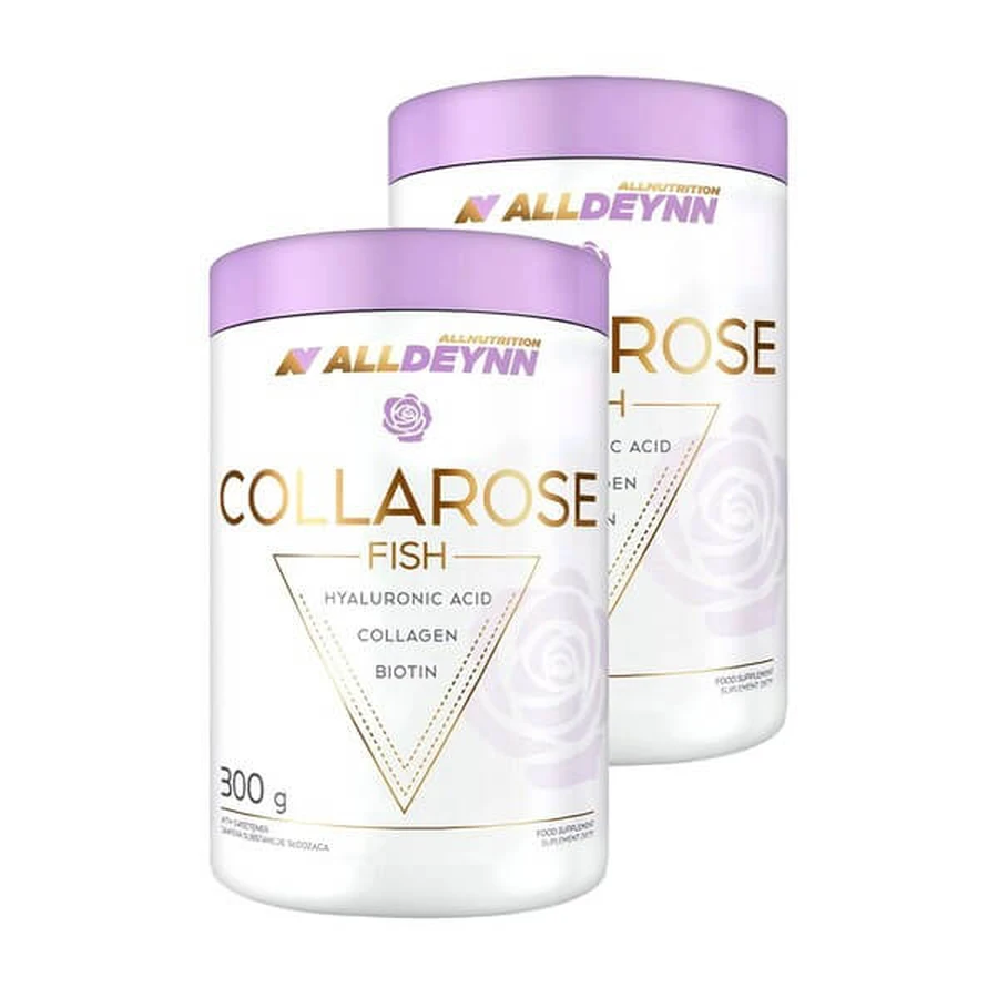 Set van 2x Allnutrition ALLDEYNN CollaRose Vis, sinaasappelsmaak, poeder, 300 g