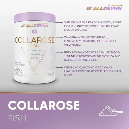 Set van 2x Allnutrition ALLDEYNN CollaRose Vis, sinaasappelsmaak, poeder, 300 g