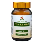 My Herbs D3+K2 MK7, Kapseln, 120 Stk.