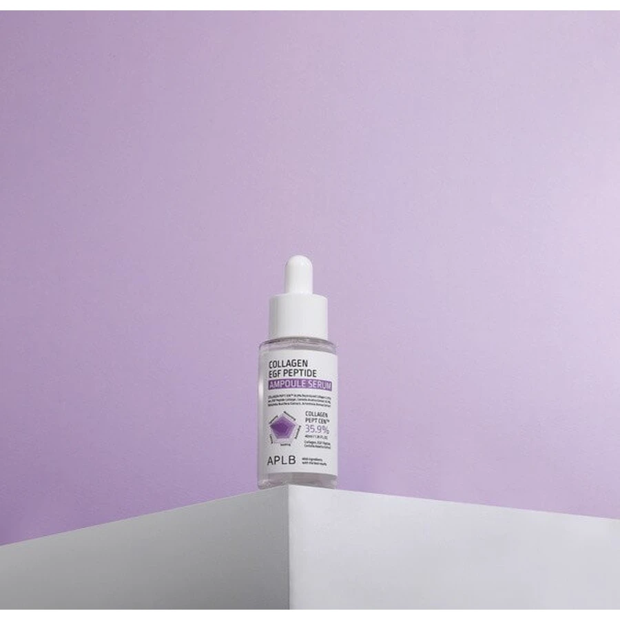 APLB Collagen EGF Peptide Ampoule, facial firming serum with collagen and EGF peptides, 40 ml