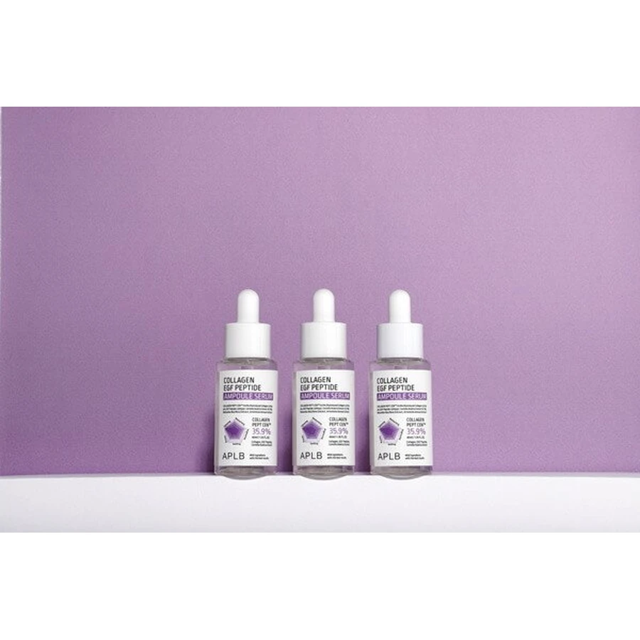 APLB Collagen EGF Peptide Ampoule, facial firming serum with collagen and EGF peptides, 40 ml
