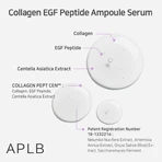 APLB Collagen EGF Peptide Ampoule, facial firming serum with collagen and EGF peptides, 40 ml