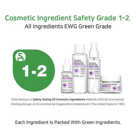 APLB Collagen EGF Peptide Ampoule, facial firming serum with collagen and EGF peptides, 40 ml