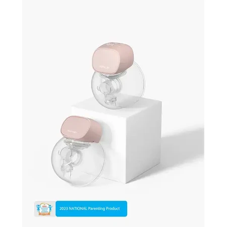 Momcozy S9 Pro, double breast pump, pink color, 1 pc.