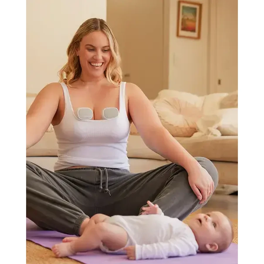 Momcozy S9 Pro, double breast pump, pink color, 1 pc.