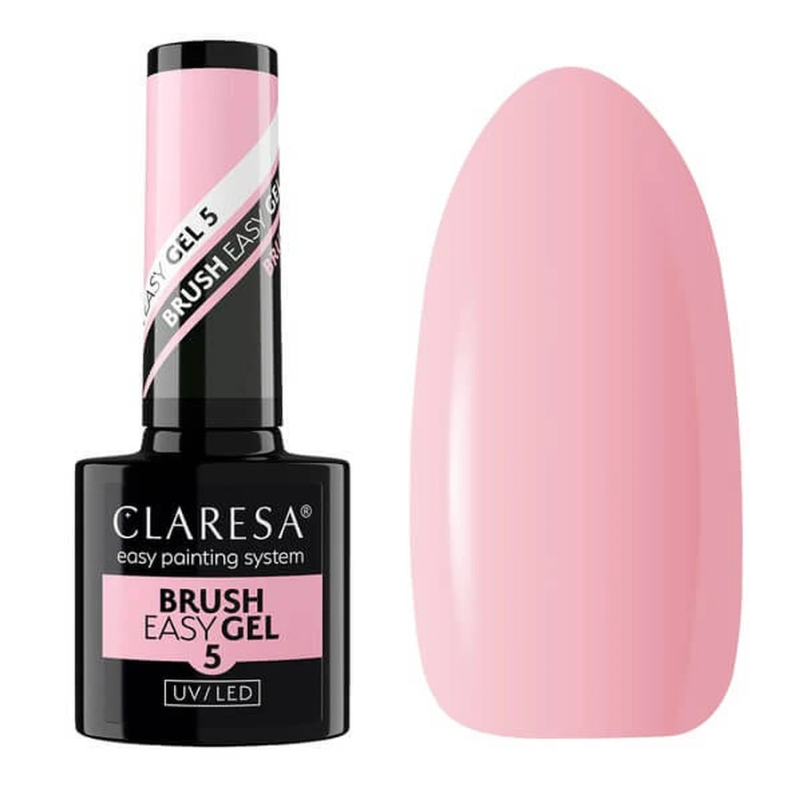 Claresa Brush Easy Gel 5, nail gel, 5 g