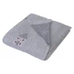 Babymatex Pattern, bamboo blanket, 80 x 100 cm, gray, 1 pc.
