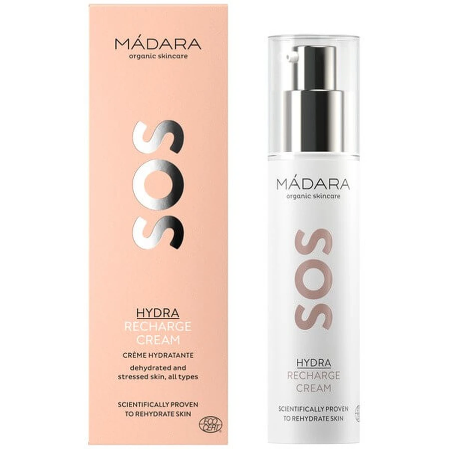 Madara SOS Hydra Recharge Cream, intensive moisturizing cream, 50 ml