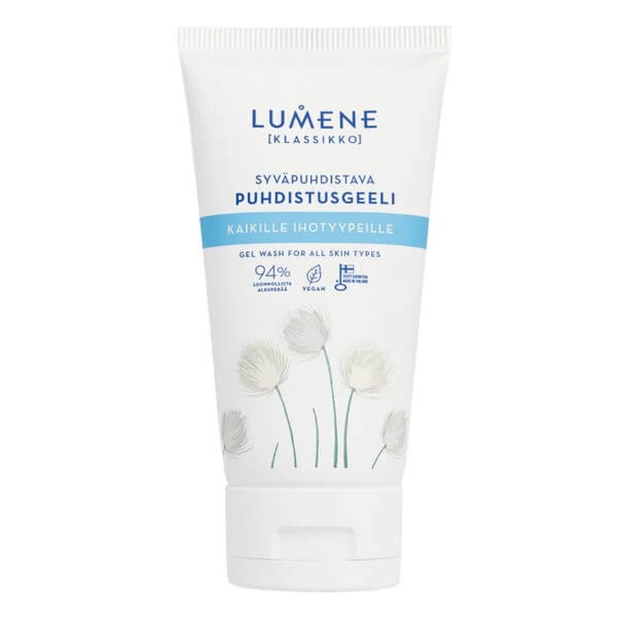 Lumene Klassikko, gel limpiador facial profundo, 150 ml