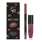 Golden Rose Matte Lipkit, lipmake-up set, taupe, 7.6 g