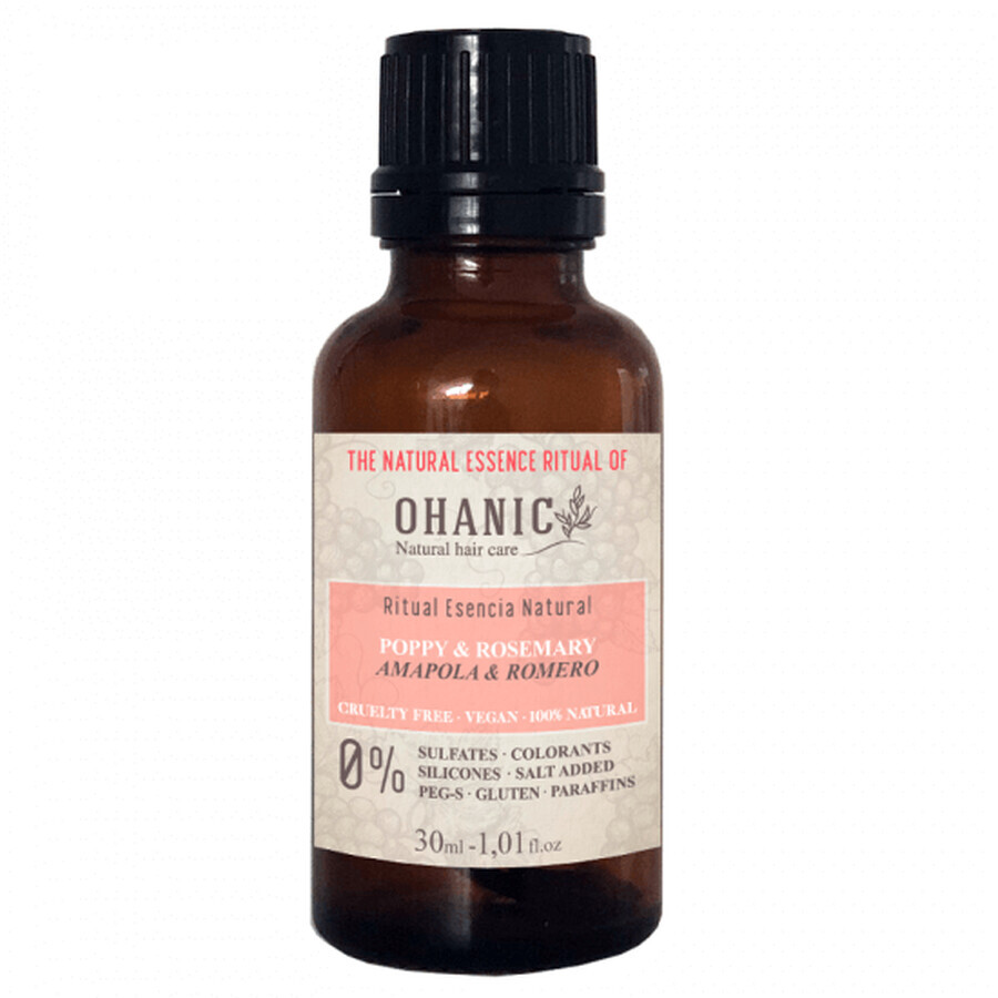 Ätherisches Öl aus Mohn und Rosmarin, 30 ml, Ohanic