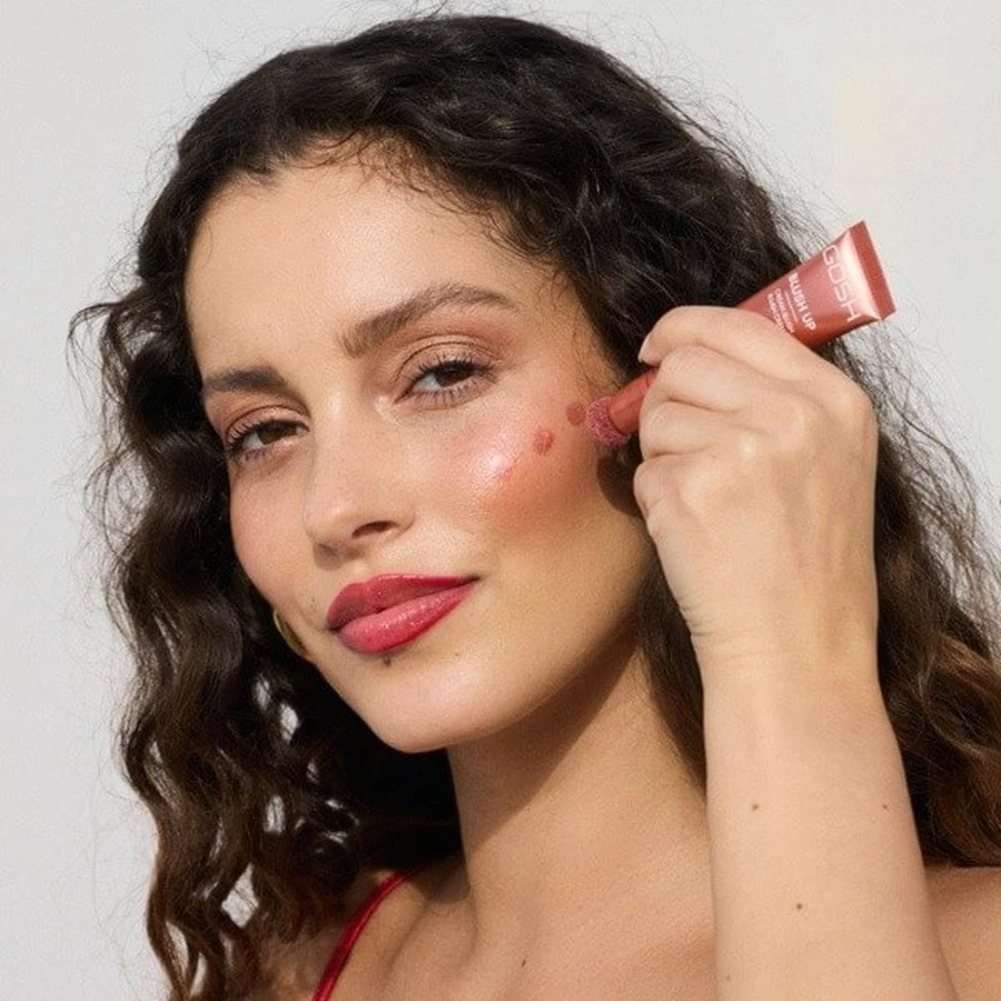 Gosh, Blush Up, colorete en crema, 003 Rojo Coral, 14 ml