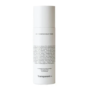 Transparent Lab C4 Hydrating Milky Toner, tónico que refuerza la barrera hidrolipídica, 130 ml