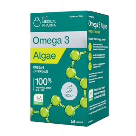 Omega 3 Algae, soft capsules, 60 pcs.