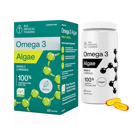 Omega 3 Algae, soft capsules, 60 pcs.
