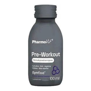 Pharmovit GymFood Pre-Workout, flüssig, skandinavischer Fruchtgeschmack, 100 ml