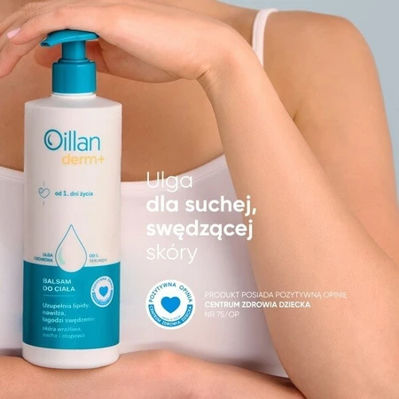Lote de 2 x Oillan Derm+, loción corporal, 400 ml