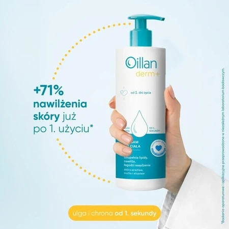 Lote de 2 x Oillan Derm+, loción corporal, 400 ml