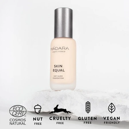 Madara Skin Equal, Soft Glow Foundation SPF15, foundation, Porcelain 10, 30 ml.