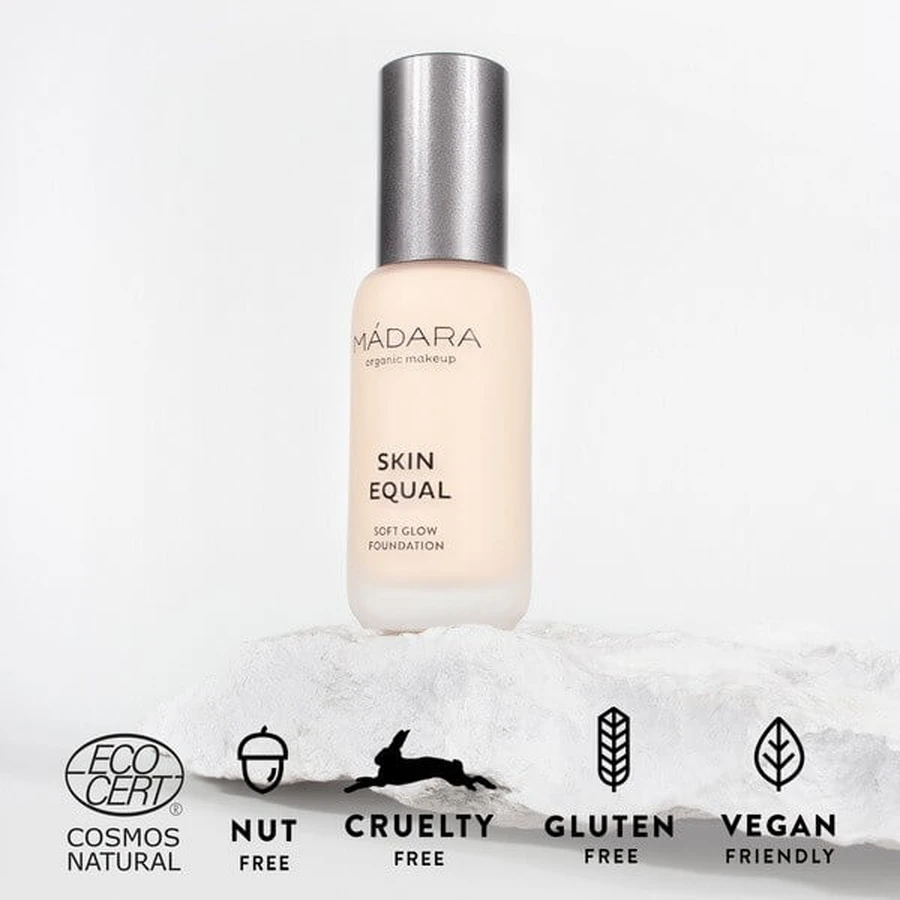 Madara Skin Equal, Soft Glow Foundation SPF15, foundation, Porcelain 10, 30 ml.
