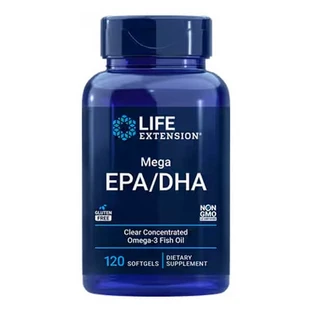 Life Extensions Mega EPA/DHA, cápsulas, 120 uds.