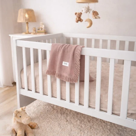 Lionelo Muslin Blanket, Säuglings-Musselin-Decke, Dusty Pink, 1 Stk.