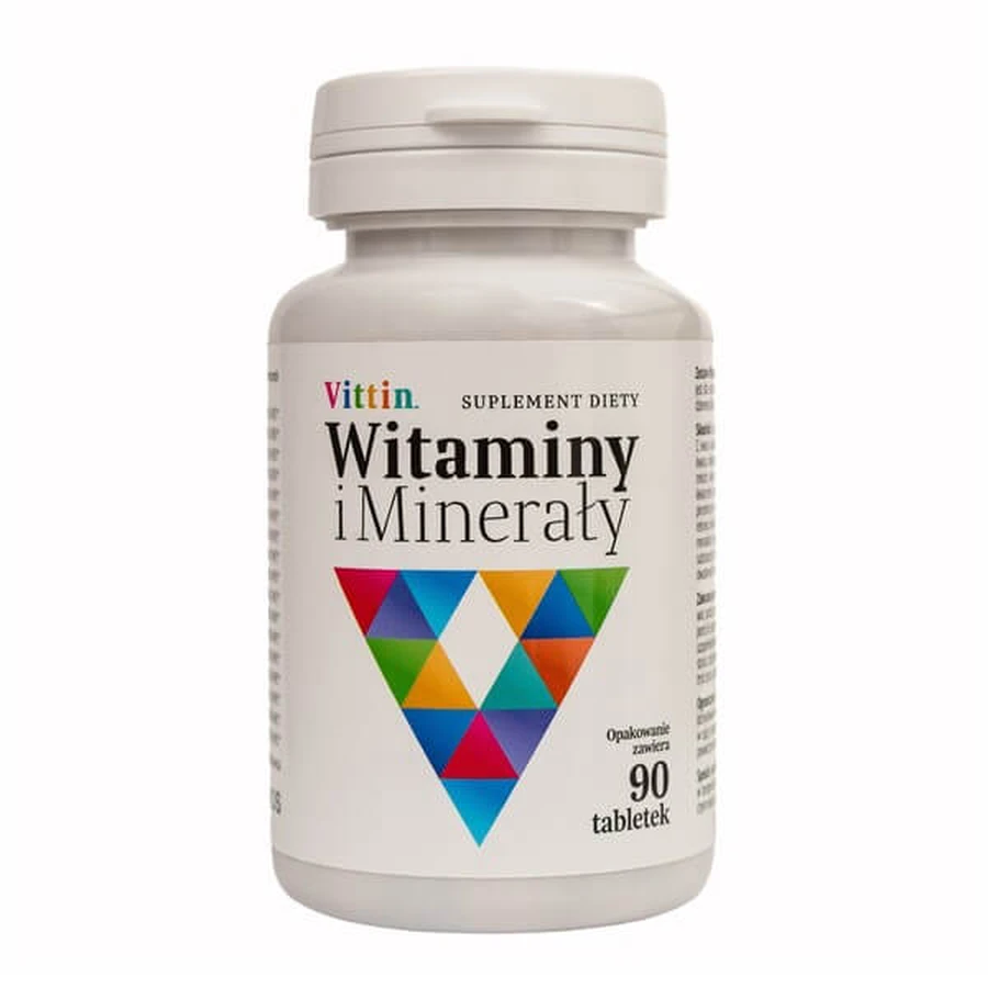 Vittin Vitamins and Minerals, tablets, 90 pcs.