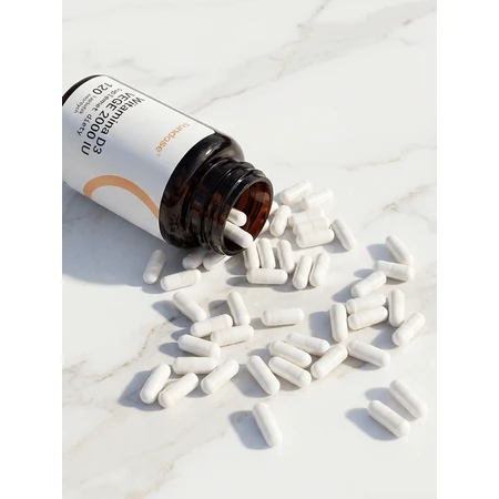 Sundose Vitamin D3 Vege 2000 IU, hard capsules, 60 pcs.