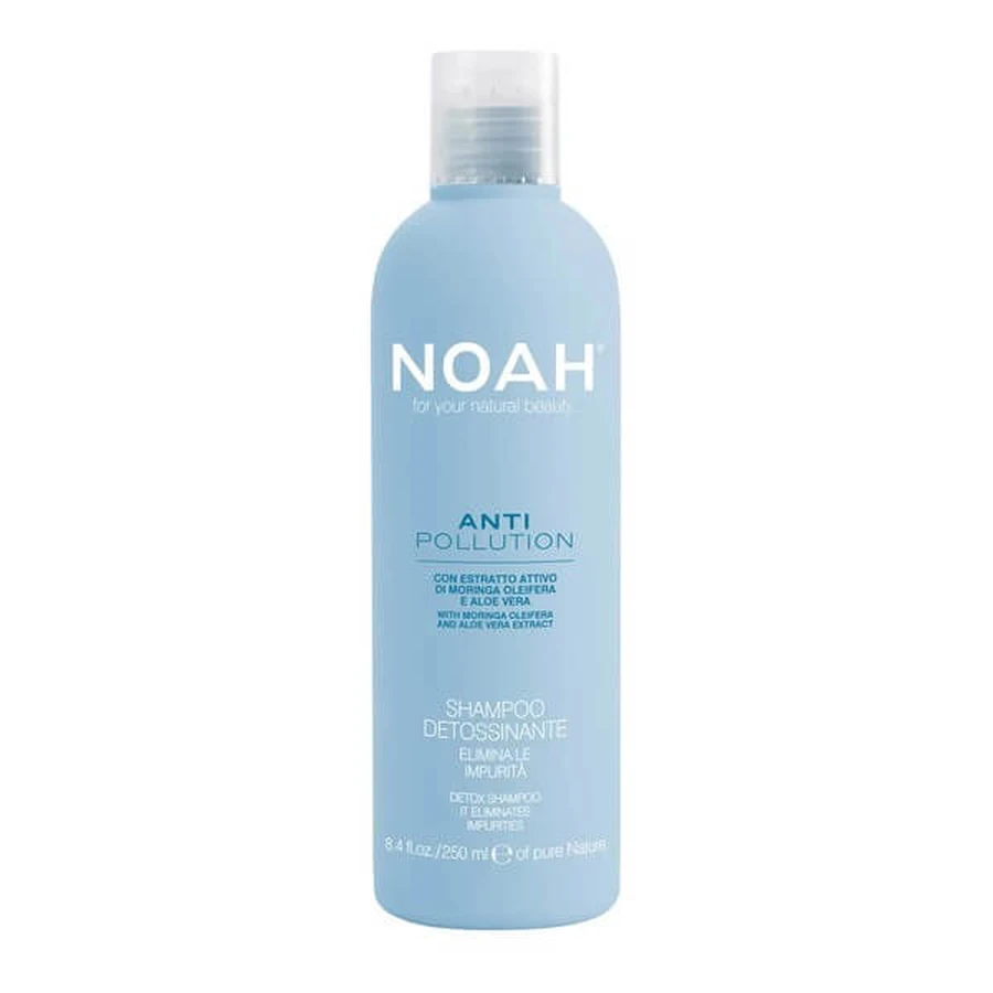 NOAH AntiPollution, shampooing détox pour éliminer les impuretés, 250 ml