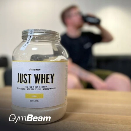 GymBeam Just Whey Protein Cookies&amp;Cream, Pulver, Keks-Geschmack, 2000 g
