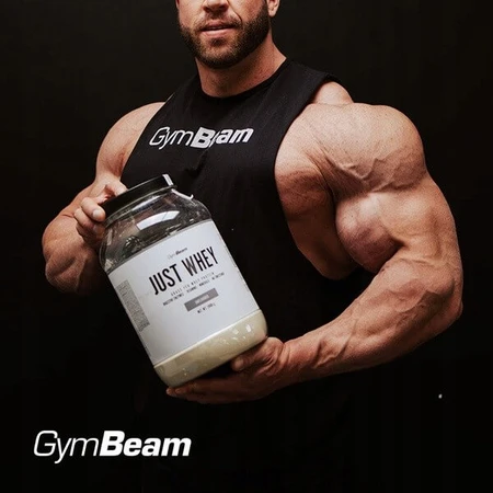 GymBeam Just Whey Protein Cookies&amp;Cream, Pulver, Keks-Geschmack, 2000 g