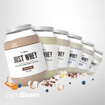 GymBeam Just Whey Protein Cookies&amp;Cream, Pulver, Keks-Geschmack, 2000 g