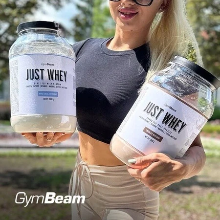 GymBeam Just Whey Protein Cookies&amp;Cream, Pulver, Keks-Geschmack, 2000 g