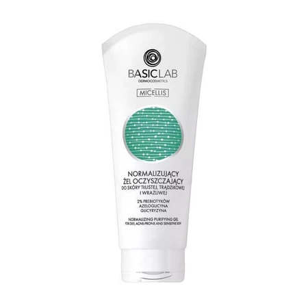BasicLab Micellis, normalizing cleansing gel for oily, acne-prone and sensitive skin, 100 ml