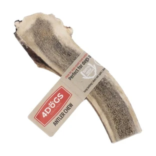 4Dogs Original, hertengewei voor hondenkauwbot, easy M, hond 8-20 kg, 1 st.