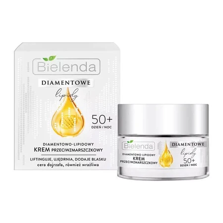 Bielenda Diamond Lipids, crema antiarrugas 50+ día/noche, 50 ml