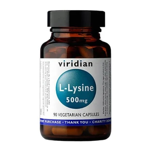 Viridian, L-Lysine 500 mg, capsules, 90 st.