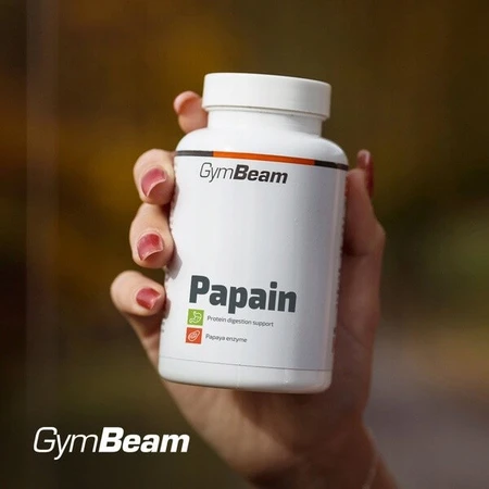GymBeam Papaína, cápsulas, 90 pzs.