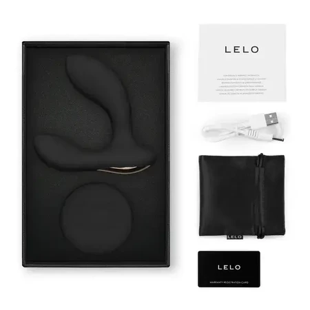 Lelo Hugo 2 Remote Black, Prostatamassagegerät mit Fernbedienung, 1 Stk.