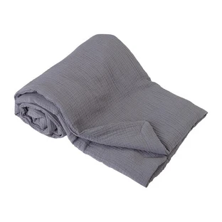 Babymatex, muslin blanket, 75 cm x 100 cm, graphite, 1 pc.