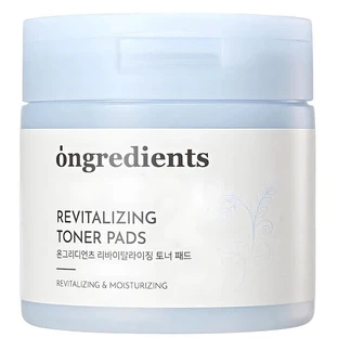 Ongredients, Revitalizing Toner Pads, toning face pads, 60 pcs.