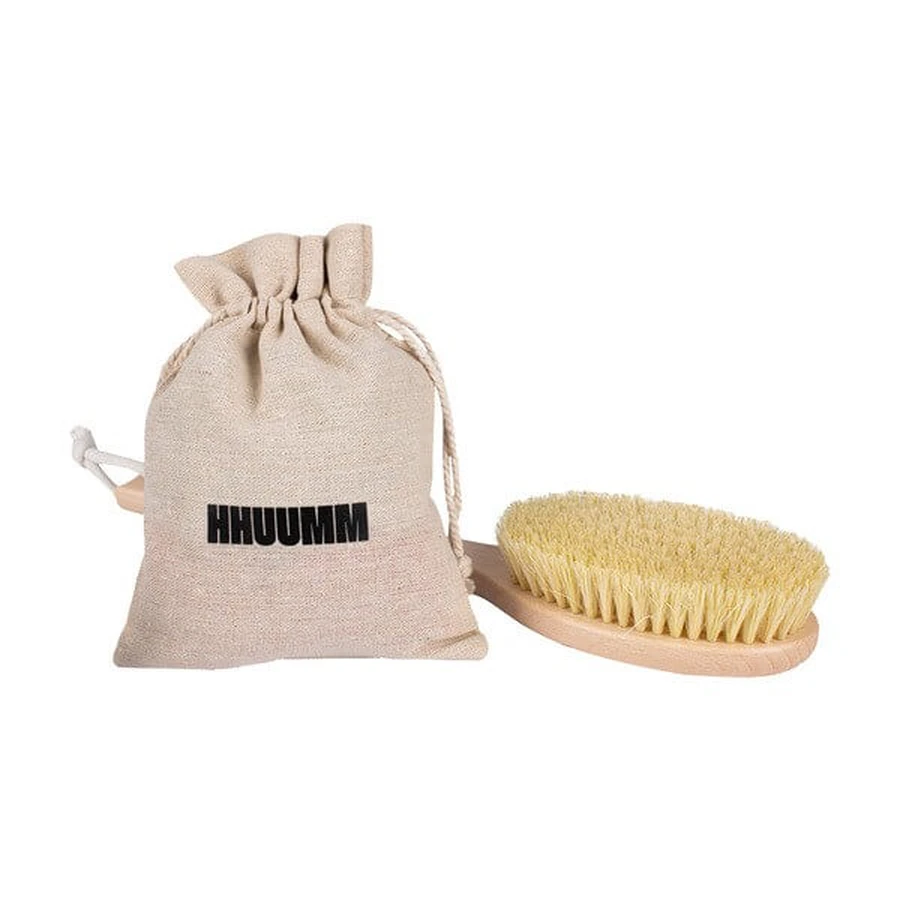 Hhuumm, brosse de massage pour le corps sec, fibre de tampico version étendue No.5, 1 pièce.