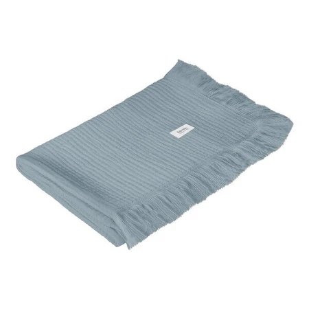 Lionelo Muslin Blanket, Baby-Musselin-Decke, Stone Blue, 1 Stück.